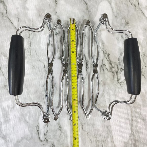 Corningware Kitchen Vintage Stainless Steel Expandable Trivet With